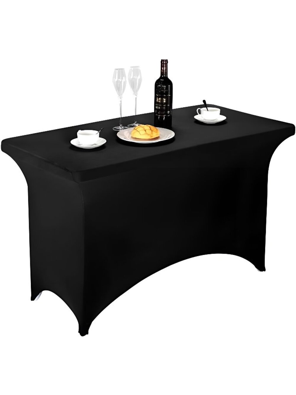 Spandex Fitted Stretch Table Cover for 6 ft or 4ft or 8ft Folding Table